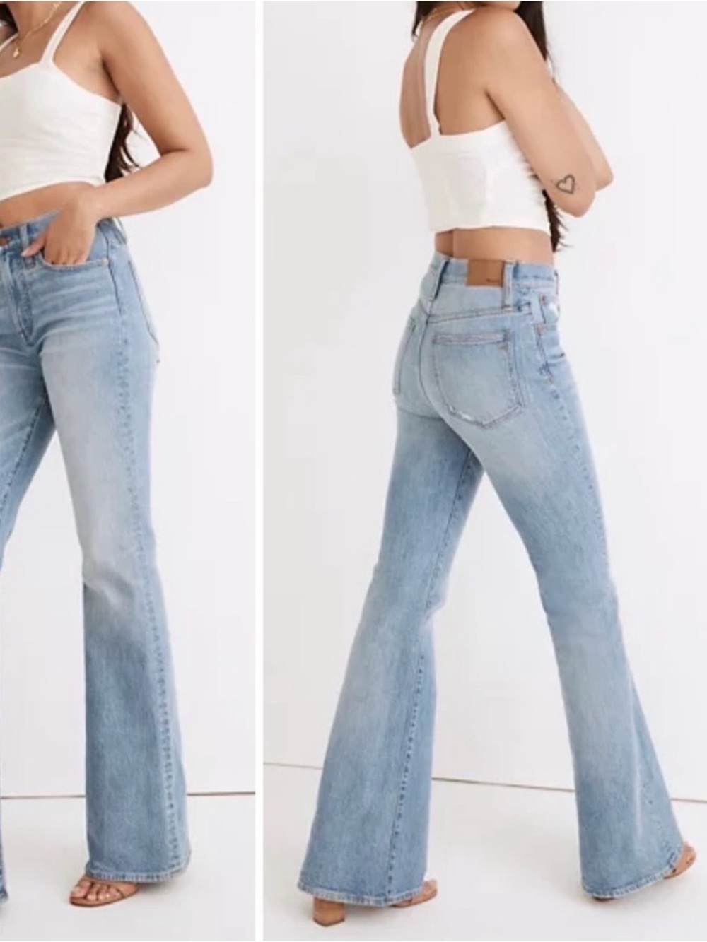 Madewell The Tall Perfect Vintage Flare Jean in Delavan Wash